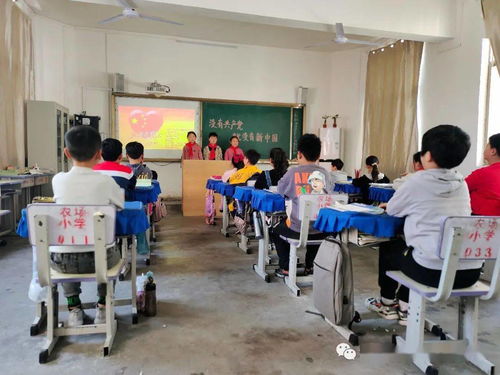 博爱 农场小学开展 童心向党 主题教育实践活动